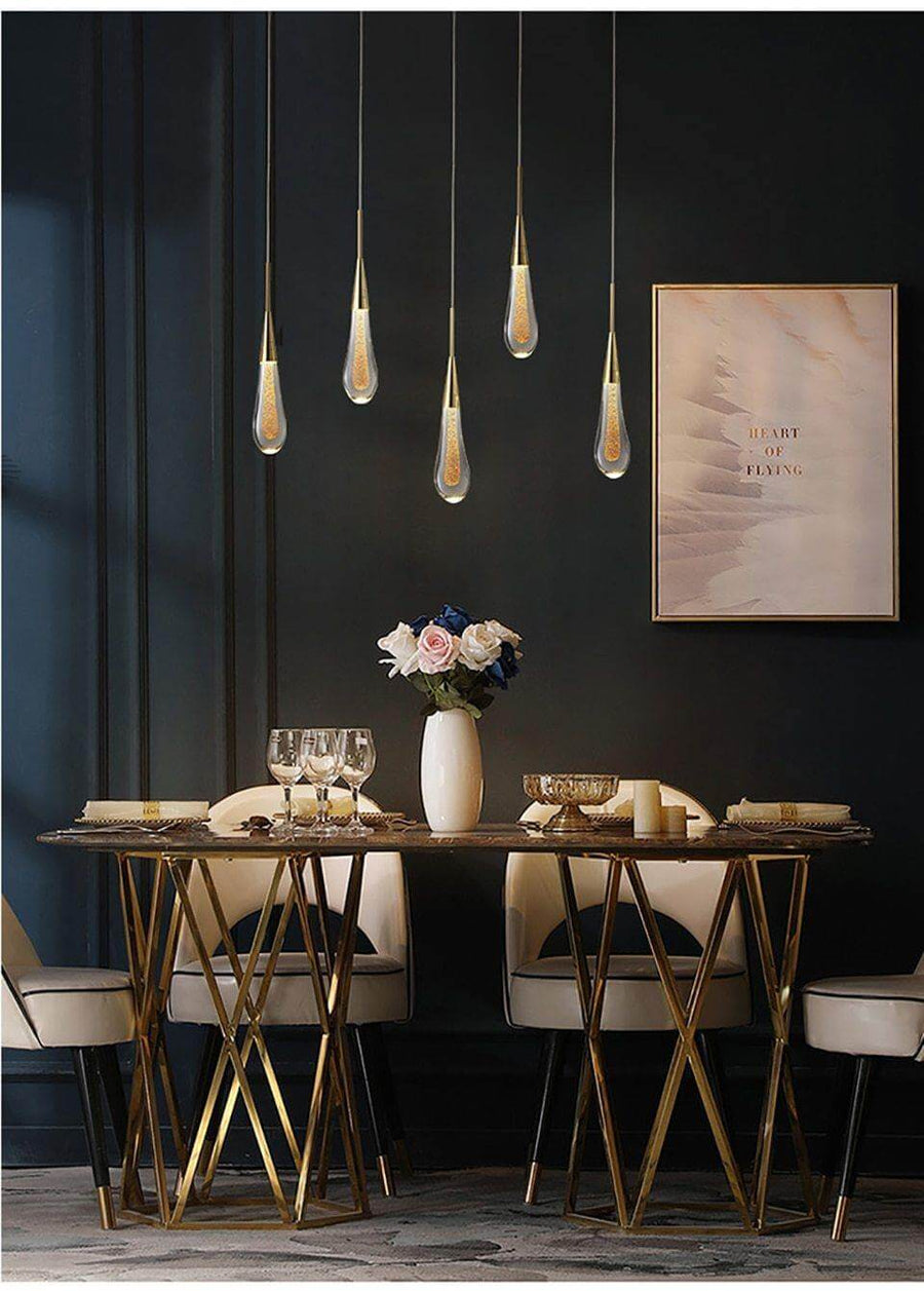 Melting Glass Crystal Luxury Pendant Lights - Image 16