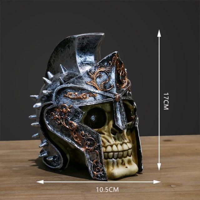 Skull Resin Skeleton Army Figurine Halloween Decoration - Image 2