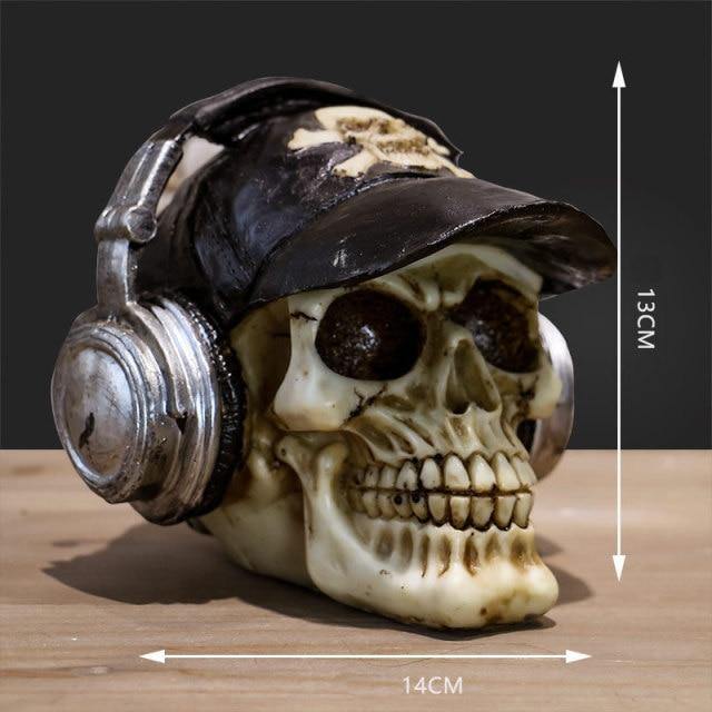 Skull Resin Skeleton Army Figurine Halloween Decoration - Image 5