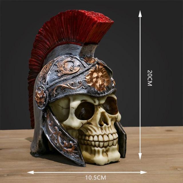 Skull Resin Skeleton Army Figurine Halloween Decoration - Image 14