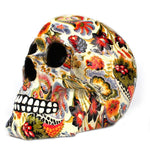 Creative Colorful Resin Skull Halloween Party Decoration - MaviGadget