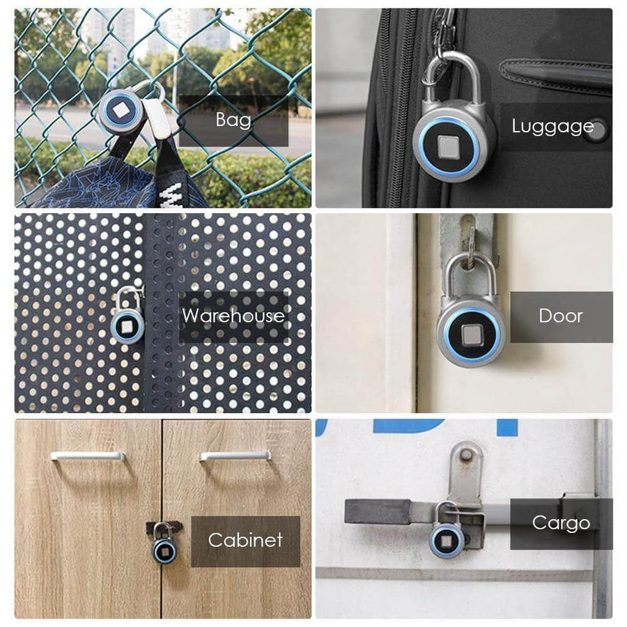 Smart Anti-theft Fingerprint Keyless Padlock - Image 7