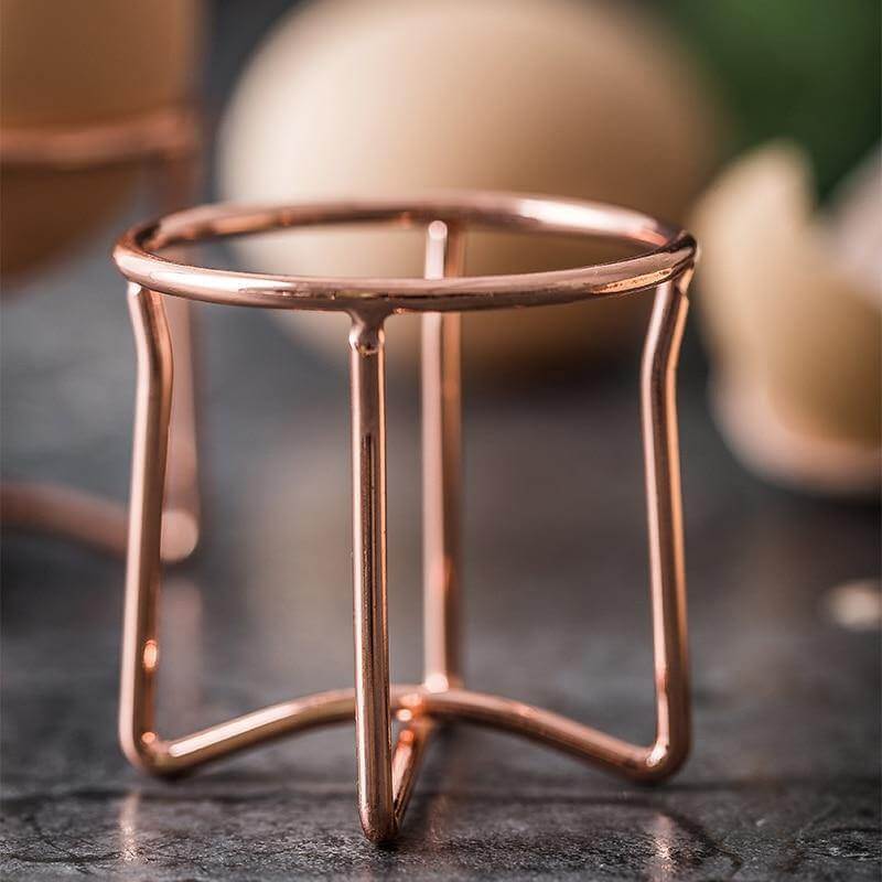 3pcs Elegant Metal Egg Holder - Image 1