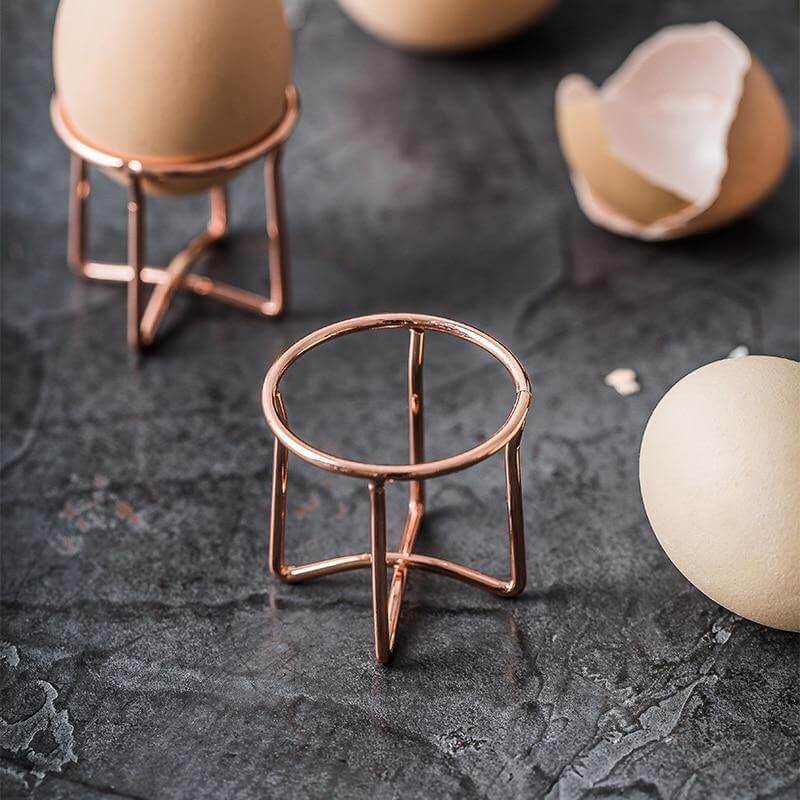 3pcs Elegant Metal Egg Holder - Image 2
