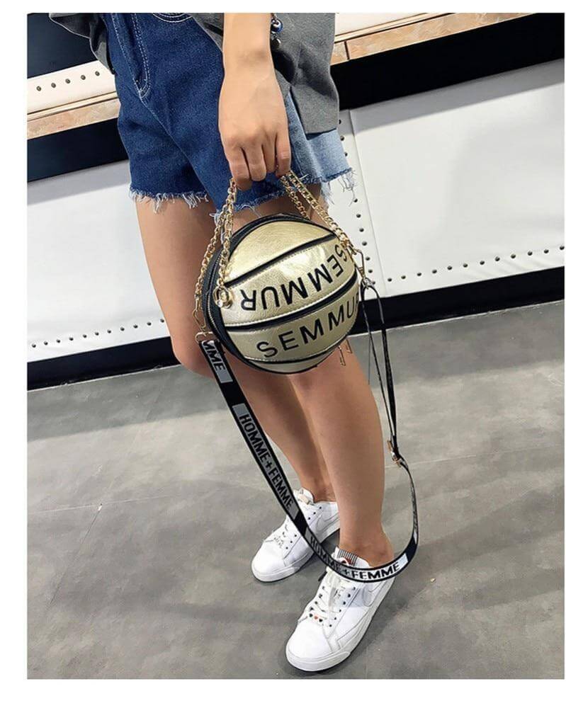 Creative Basketball Shoulder Woman Handbag - Image 3