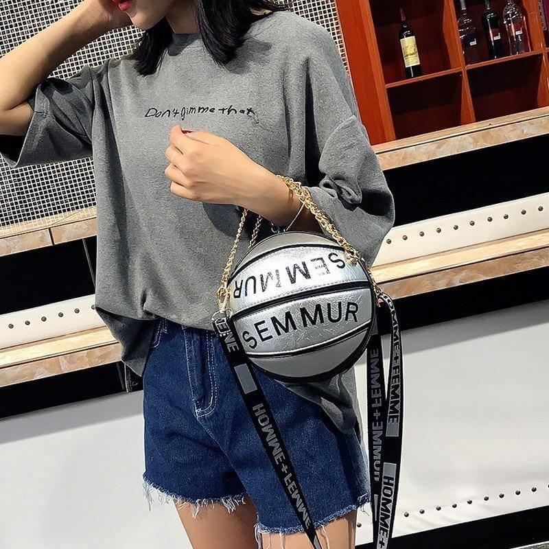 Creative Basketball Shoulder Woman Handbag