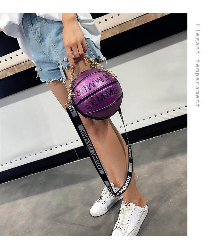 Creative Basketball Shoulder Woman Handbag