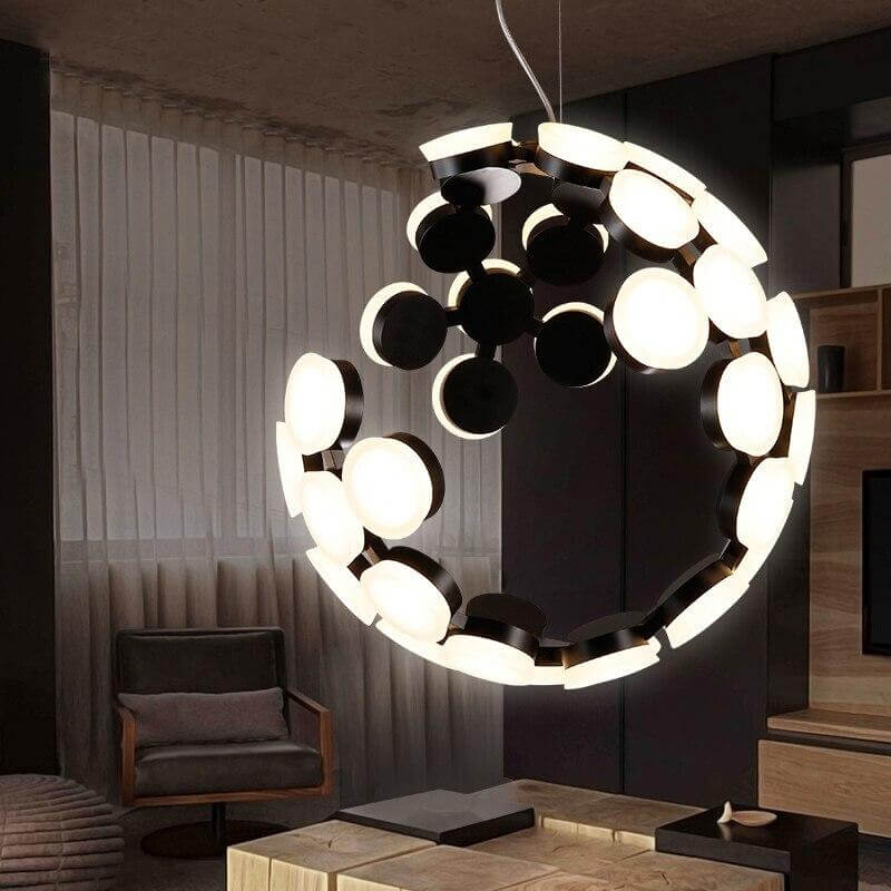 Postmodern LED Nordic Hanging Half Star Chandelier - Image 5
