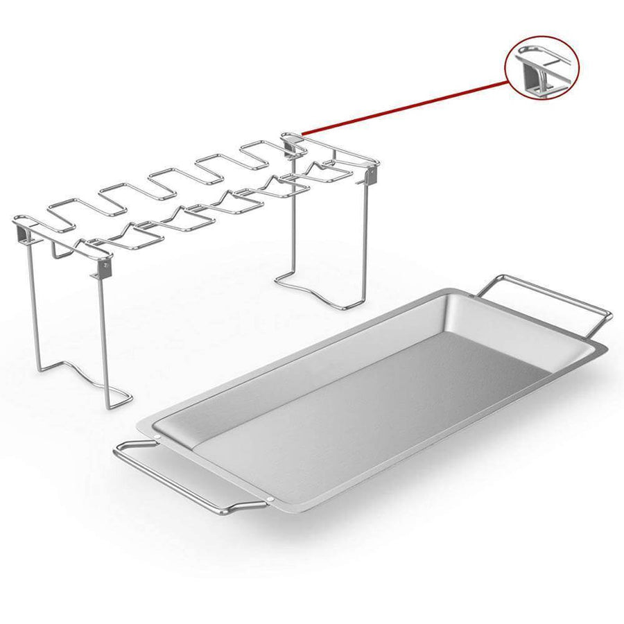 Stainless Steel Chicken Wing Rack - Image 2