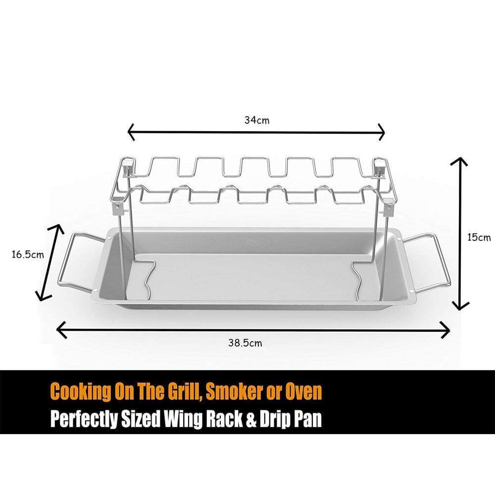 Stainless Steel Chicken Wing Rack · Mavigadget