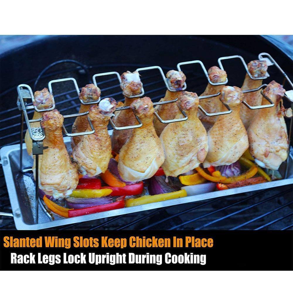Stainless Steel Chicken Wing Rack · Mavigadget