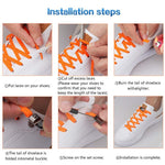 4pcs Metal Magnetic Lazy Shoelace