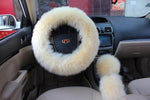 Universal Plush Warm Steering Wheel Cover - MaviGadget