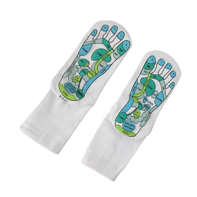 Reflexology Foot Massage Map Socks - Image 2