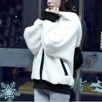 Cute Bear Ear Panda Winter Warm Hoodie - MaviGadget