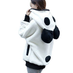 Cute Bear Ear Panda Winter Warm Hoodie - MaviGadget