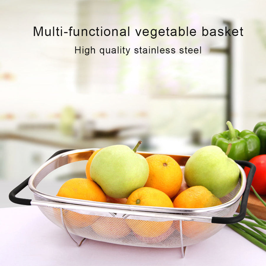 Retractable Oval Sink Drain Basket - Image 1
