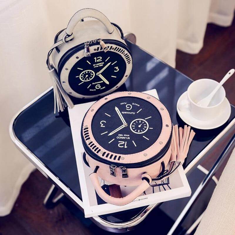 Creative Crossbody Clock Like Handbag - Image 1