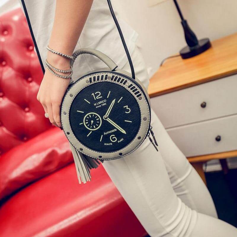 Creative Crossbody Clock Like Handbag - Image 5