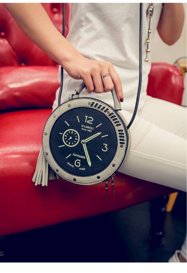 Creative Crossbody Clock Like Handbag - Image 4