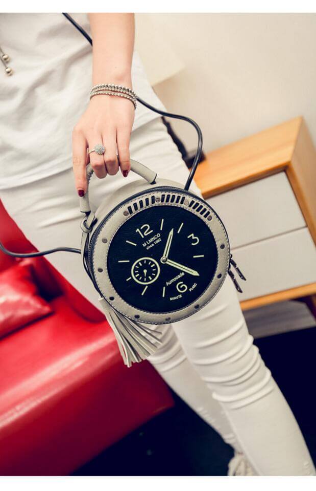 Creative Crossbody Clock Like Handbag - Image 6