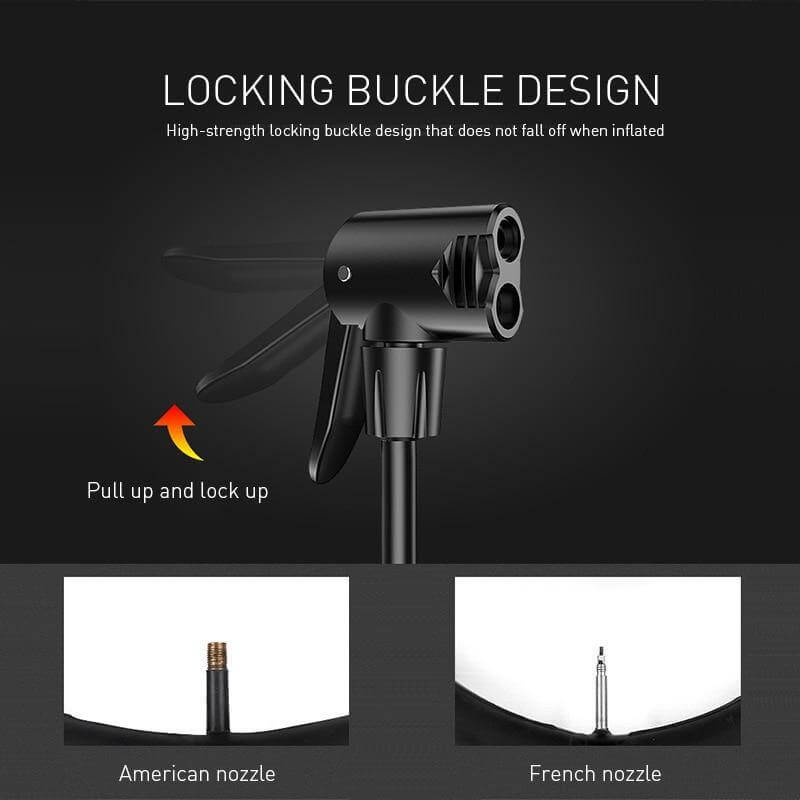 Portable Easy Bike Air Inflator Pedal Pump - Image 2