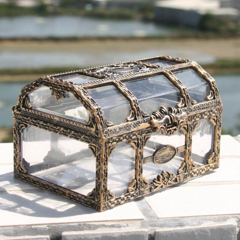 Transparent Pirate Treasure Box Organizer