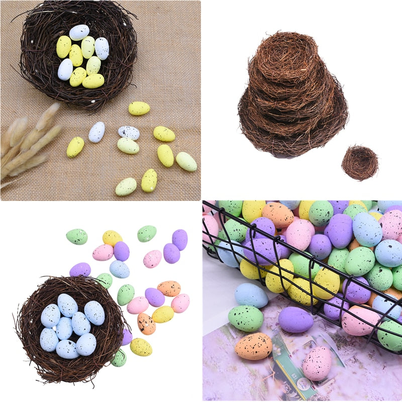 Bird's Nest Foam Decoration for Easter Eggs