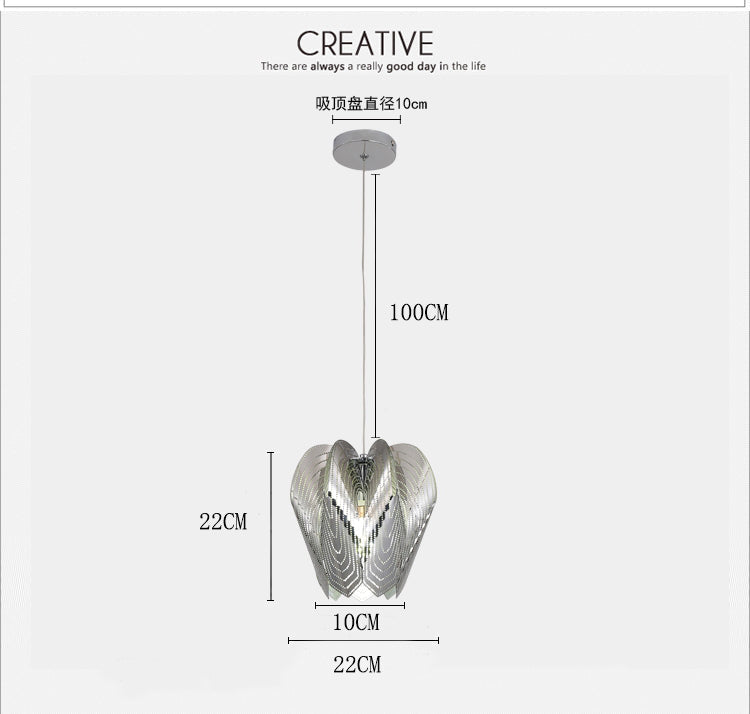 Elegant Led Pendant Loft Style Iron Chandelier Lamp - Image 5