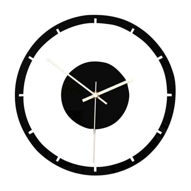Acrylic Large Iron Retro Wall Clock - Image 4