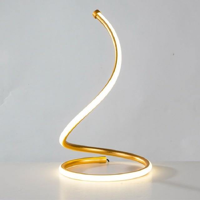 Nordic Spiral LED Table Lamps - Image 3