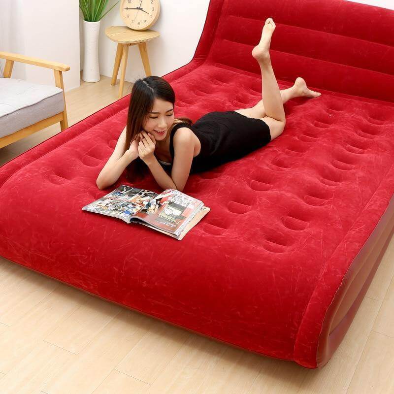Portable Inflatable Double Air Bed Mattress - Image 3