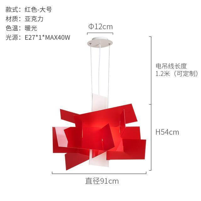 Modern Nordic Acrylic Hanging Pendant Lights - Image 1