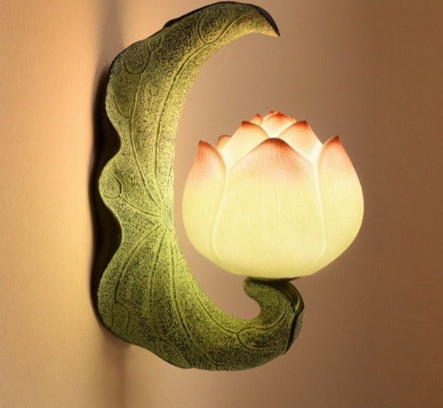 Lotus Flower Retro Wall Lamp