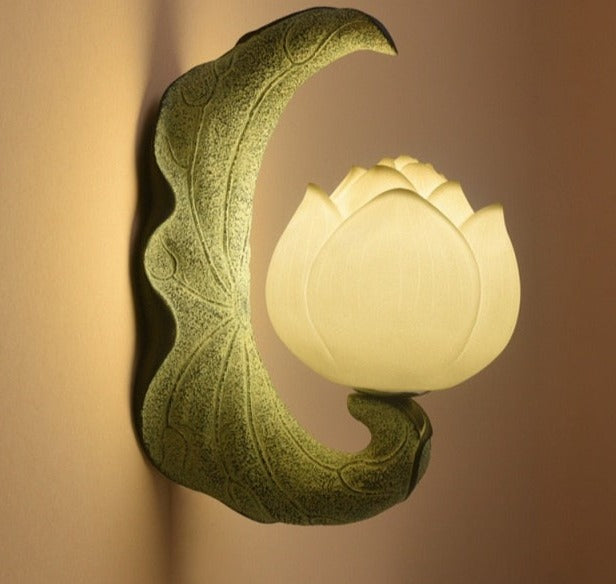 Lotus Flower Retro Wall Lamp