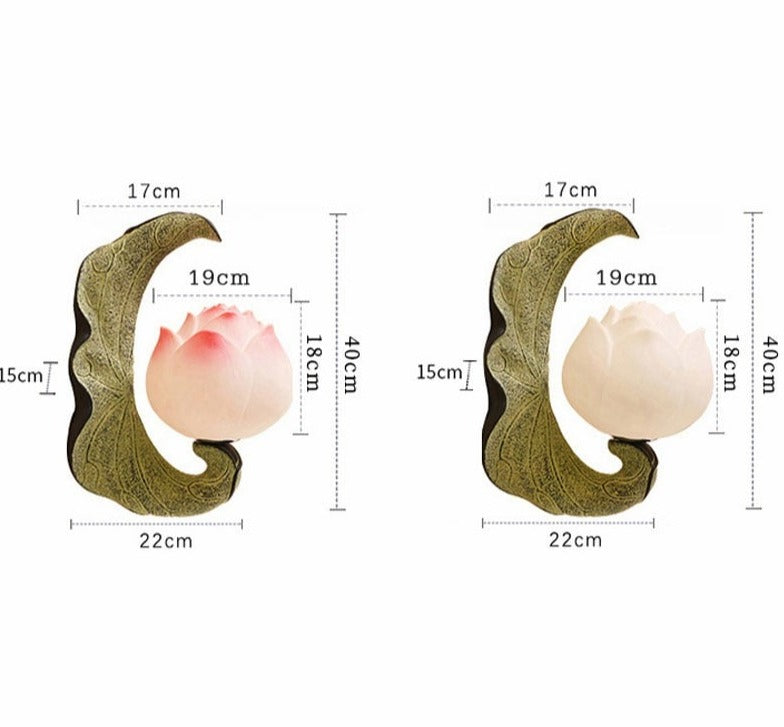 Lotus Flower Retro Wall Lamp - Image 3