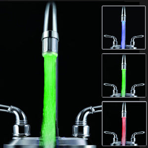 Colorful Temperature Sensor Faucet Tap - Image 0