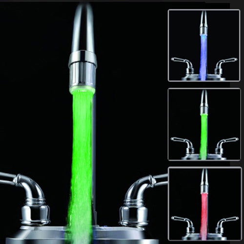 Colorful Temperature Sensor Faucet Tap - Image 0