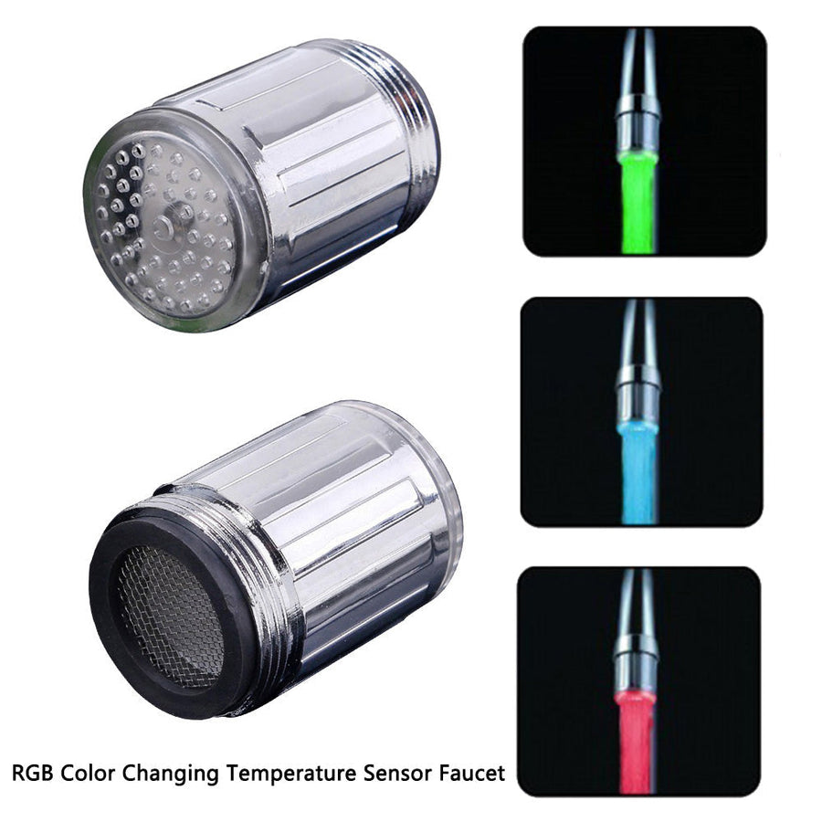 Colorful Temperature Sensor Faucet Tap - Image 1