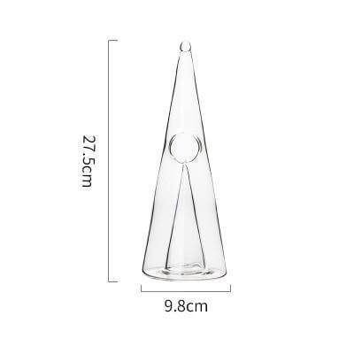 Creative Pyramid Glass Wine Decanter