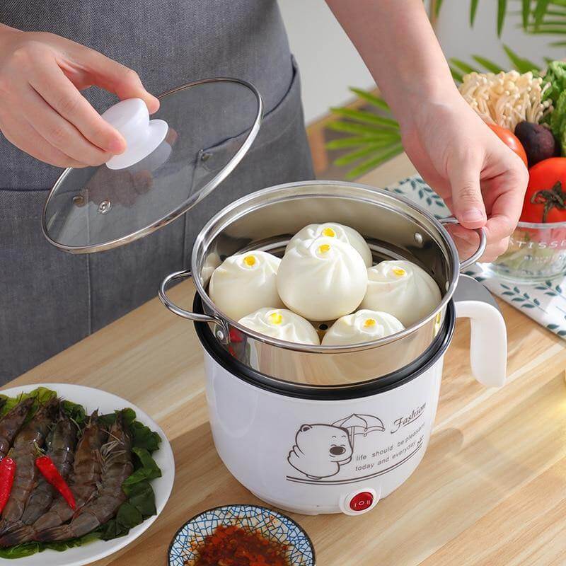 Mini Electric Double Layer Hot Pot Rice Cooker - MaviGadget