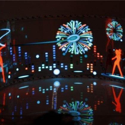 Car Windshield LED Sound Activated Equalizer Neon Sticker - Image 3