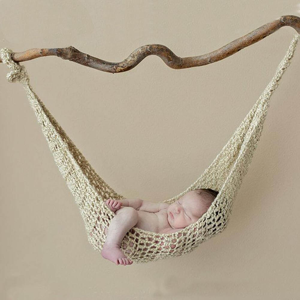 Crochet Knit Cocoons Newborn Baby Hammock