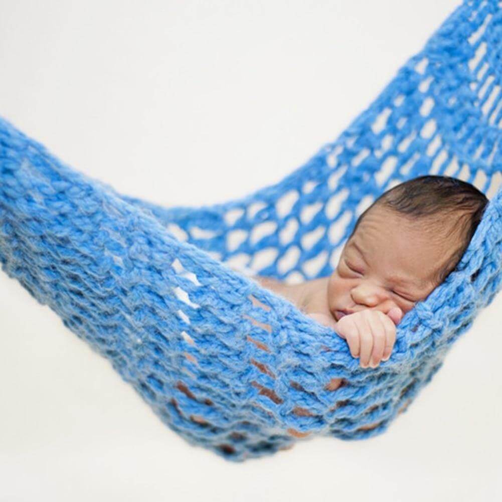 Crochet Knit Cocoons Newborn Baby Hammock