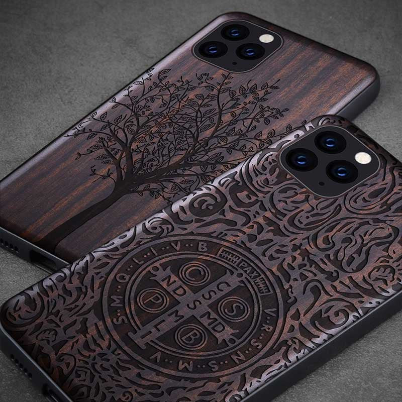 Luxury Wooden Flexible iPhone Case - Image 4