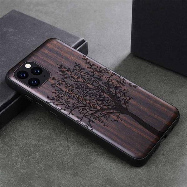 Luxury Wooden Flexible iPhone Case