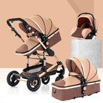 3 in 1 High-Landscape Bidirectional Portable Foldable Baby Stroller