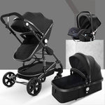 3 in 1 High-Landscape Bidirectional Portable Foldable Baby Stroller