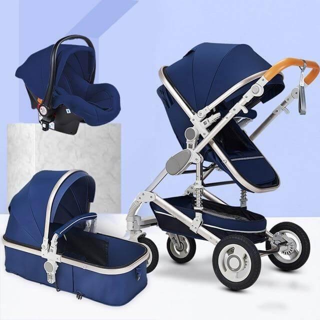 3 in 1 High-Landscape Bidirectional Portable Foldable Baby Stroller - Image 11