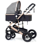 3 in 1 High-Landscape Bidirectional Portable Foldable Baby Stroller